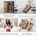Solidenz Urban Wallet iPhone 14 hoesje - Bruin - 11
