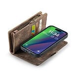 Solidenz Urban Wallet iPhone 14 hoesje - Bruin - 13