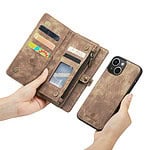 Solidenz Urban Wallet iPhone 14 hoesje - Bruin - 14