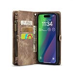 Solidenz Urban Wallet iPhone 14 hoesje - Bruin - 5