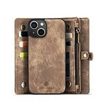 Solidenz Urban Wallet iPhone 14 hoesje - Bruin - 6