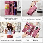 Solidenz Urban Wallet iPhone 15 Plus hoesje - Rood - 9