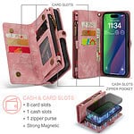 Solidenz Urban Wallet iPhone 14 Plus hoesje - Roze - 10