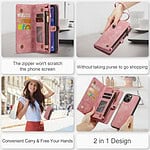 Solidenz Urban Wallet iPhone 14 Plus hoesje - Roze - 11