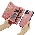 Solidenz Urban Wallet iPhone 14 Plus hoesje - Roze - 8