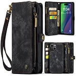 Solidenz Urban Wallet iPhone 15 Plus hoesje - Zwart Main Image