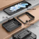Supcase UB Pro Samsung Galaxy Z Flip5 Hoesje - Zwart - 2