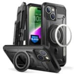 Supcase UBMag iPhone 15 Plus hoesje met screenprotector - Zwart Main Image