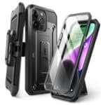 Supcase 360 Backcase hoesje met screenprotector iPhone 15 Pro Max - Zwart Main Image