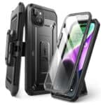 Supcase 360 Backcase hoesje met screenprotector iPhone 15 - Zwart Main Image