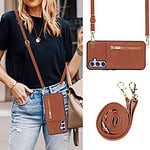 Solidenz Fashion Portemonnee hoesje met koord Samsung Galaxy A55 - Bruin - 6