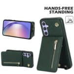 Solidenz Fashion Portemonnee hoesje met koord Samsung Galaxy A55 - Groen - 5