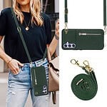Solidenz Fashion Portemonnee hoesje met koord Samsung Galaxy A55 - Groen - 6