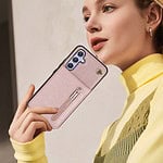 Solidenz Fashion Wallet hoesje met koord Samsung Galaxy A14 - Roségoud - 7