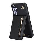 Solidenz Fashion Wallet hoesje met koord Samsung Galaxy S23 FE - Zwart - 2