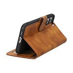Solidenz Moda Book Samsung S23 Plus echt leren hoesje - Lichtbruin - 4