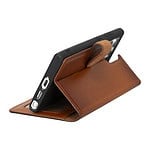 Solidenz Moda Book Samsung S23 Ultra echt leren hoesje - Bruin - 3