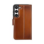 Solidenz Moda Book Samsung S23 echt leren hoesje - Bruin - 1
