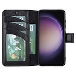 Solidenz Moda Book Samsung S23 echt leren hoesje - Zwart - 3