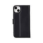 Solidenz Moda Book iPhone 15 Plus echt leren hoesje - Zwart - 1