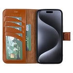 iPhone 15 Pro Max hoesje Solidenz lederen Moda Book case met pasjeshouder - 2