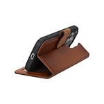 Solidenz Moda Book iPhone 13 Pro echt leren hoesje - Bruin - 3