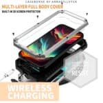 iPhone 15 Pro Max hoesje Fonu metalen stofdichte case zilver - 2