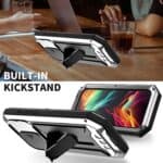 iPhone 15 Pro Max hoesje Fonu metalen stofdichte case zilver - 4