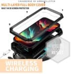 Stofdicht metalen hoes iPhone 15 Pro - Zwart - 2