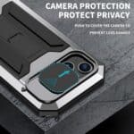 Stofdicht metalen hoes iPhone 15 Plus - Zilver - 6