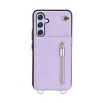 Solidenz Fashion Portemonnee hoesje met koord Samsung Galaxy A55 - Violet - 1