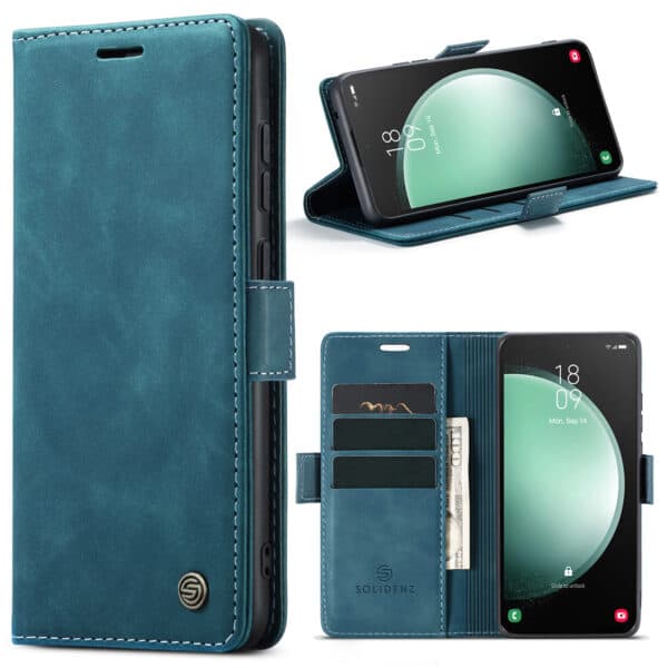 Solidenz Urban Book Samsung Galaxy S23 FE hoesje - Blauw