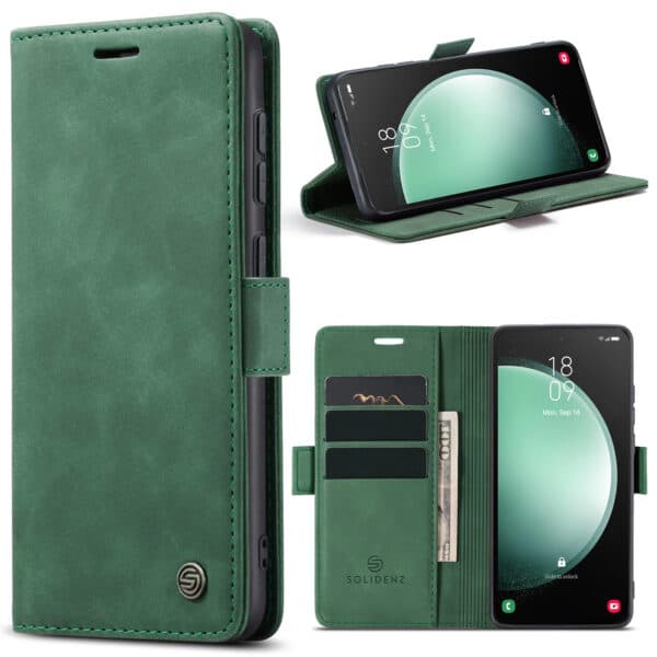 Solidenz Urban Book Samsung Galaxy S23 FE hoesje - Groen