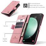 Solidenz Urban Book Samsung Galaxy S23 FE hoesje - Roze - 6