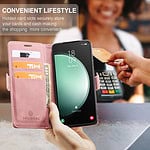 Solidenz Urban Book Samsung Galaxy S23 FE hoesje - Roze - 7