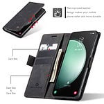 Solidenz Urban Book Samsung Galaxy S23 FE hoesje - Zwart - 5