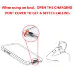 Turtle Shift Volledig waterdicht en stofdicht hoesje iPhone 15 - Magnetische ring - 5