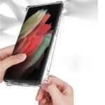 Stevig transparant Samsung S22 Ultra hoesje - 3