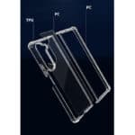 Stevig transparant Samsung Z Fold 5 hoesje - 4