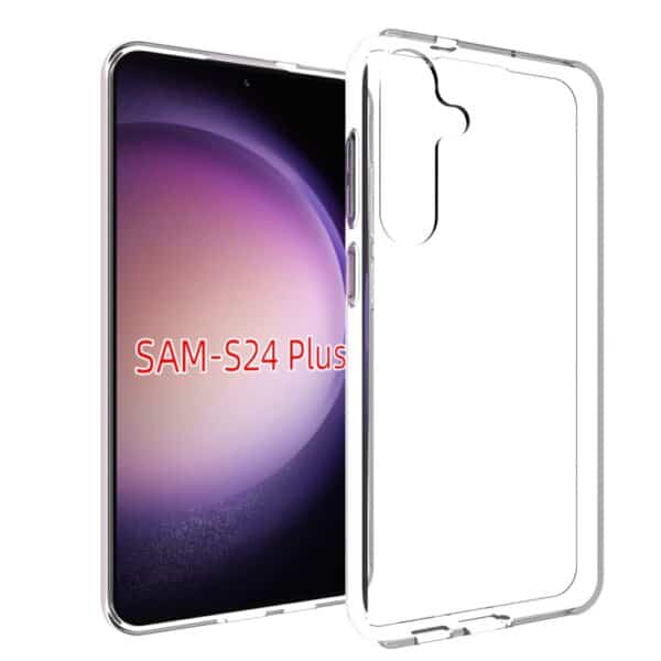 Transparant siliconen Samsung S24 Plus hoesje