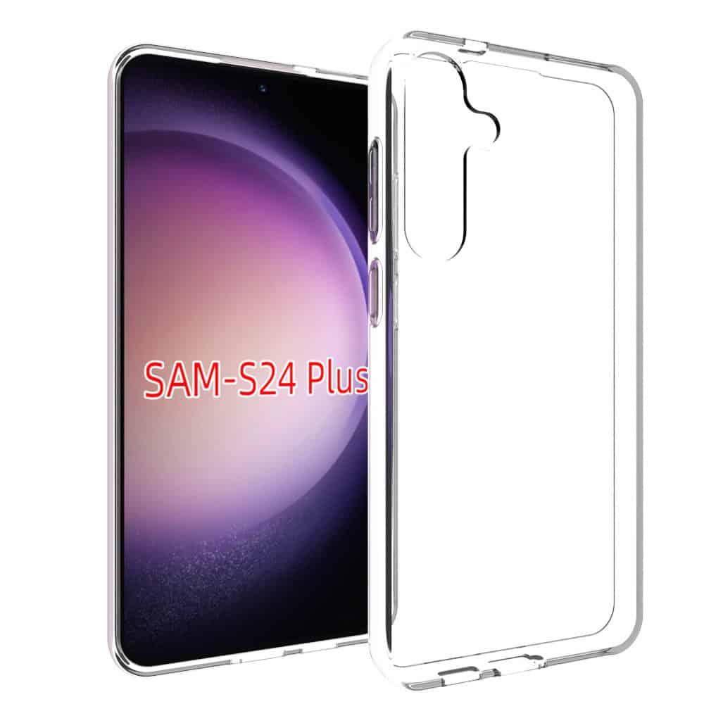 Transparant siliconen Samsung S24 Plus hoesje Main Image