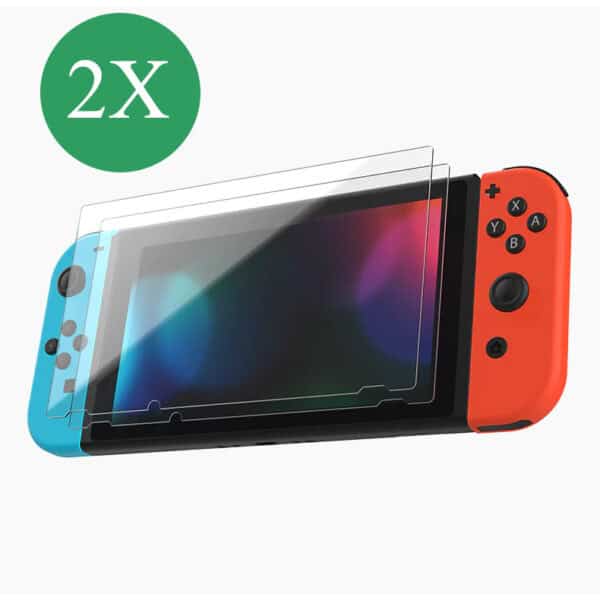 Ultrabright Screen protector Nintendo Switch - 2 Stuks