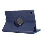 Samsung Galaxy Tab A9 hoes - Hoesje - Case Cover - Bookcase - 360 Draaibaar - Roterend - Met Standaard - Beschermhoes Tab A9 - Blauw - 3