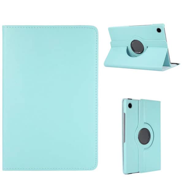 Samsung Galaxy Tab A9 Plus hoes - 11 inch - Hoesje - Case Cover - Bookcase - 360 Draaibaar - Met Standaard - Beschermhoes Tab A9 Plus - Lichtblauw