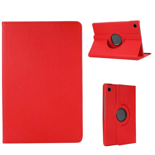 Samsung Galaxy Tab A9 Plus hoes - 11 inch - Hoesje - Case Cover - Bookcase - 360 Draaibaar - Met Standaard - Beschermhoes Tab A9 Plus - Rood