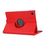 Samsung Galaxy Tab A9 hoes - 8.7 inch - Hoesje - Case Cover - Bookcase - 360 Draaibaar - Roterend - Met Standaard - Beschermhoes Tab A9 - Rood - 3