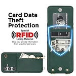 Solidenz Fashion Portemonnee hoesje met koord Samsung Galaxy S24 - Groen - 5