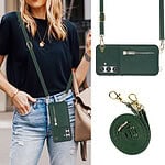 Solidenz Fashion Portemonnee hoesje met koord Samsung Galaxy S24 FE - Groen - 5