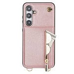 Solidenz Fashion Portemonnee hoesje met koord Samsung Galaxy S24 Plus - Roségoud - 1