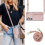 Solidenz Fashion Portemonnee hoesje met koord Samsung Galaxy S24 Plus - Roségoud - 5